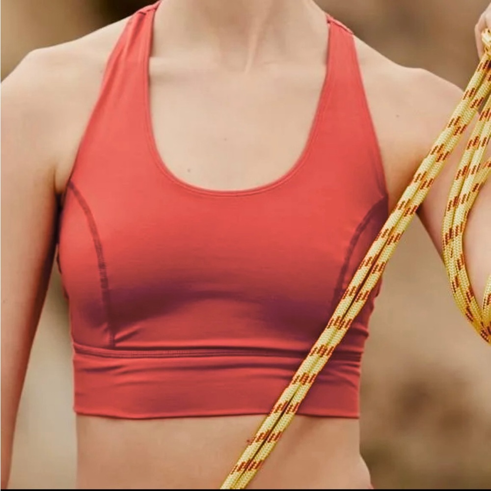 Free People Movement Red Sports Bra